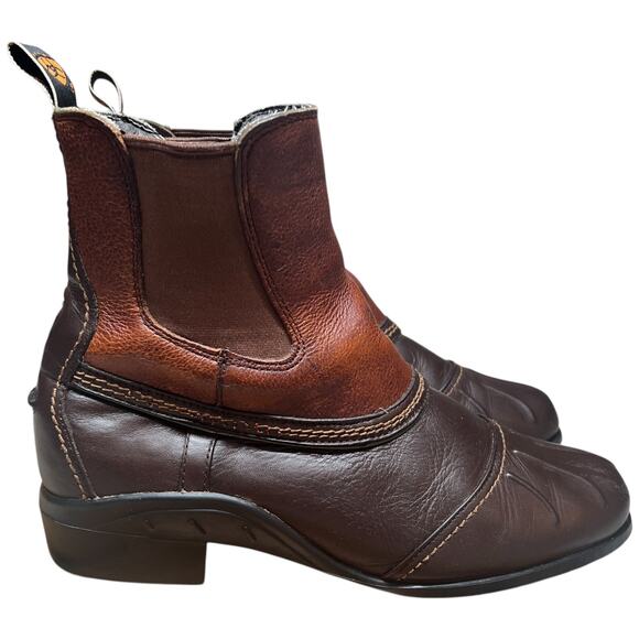 ARIAT Scout Paddock Women 9.5 English Riding Boot Brown Leather Ankle *READ* - Picture 1 of 15